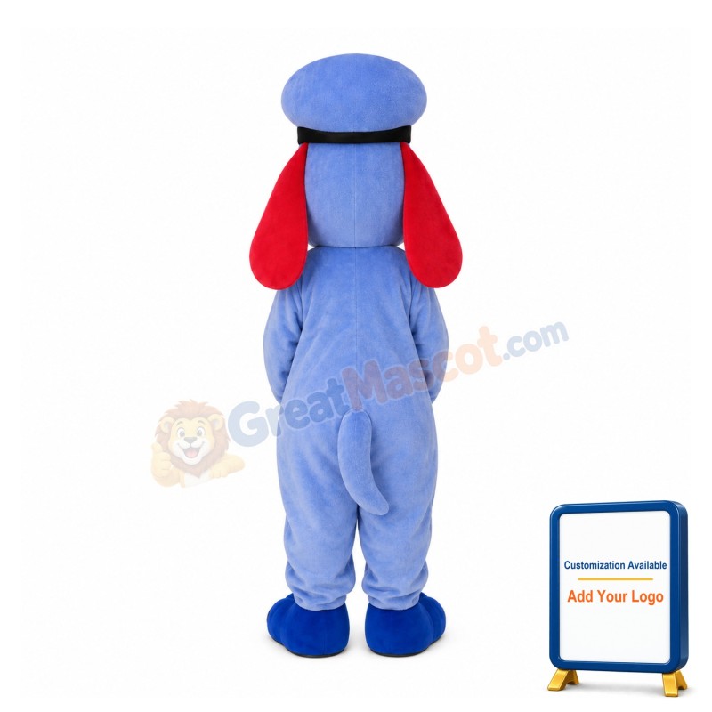 Casual Police Dog Mascot Costume