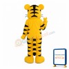 Cute Yellow Tiger Mascot Costume
