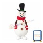 Friendly Snowman Mascot Costume
