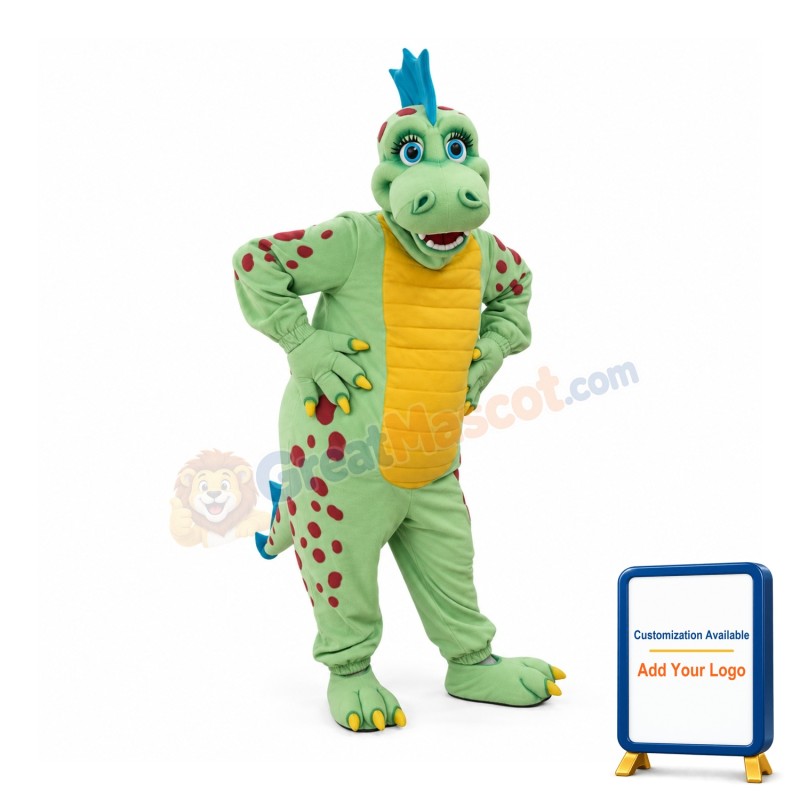 Happy Lightweight Dragon Mascot Costume