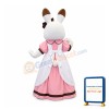 Lovely Lightweight White Rabbit Mascot Costume With Dress