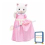 Lovely lightweight Cat Mascot Costume With Pink Dress