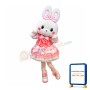 Lovely Lightweight Rabbit Mascot Costume With Pink Dress