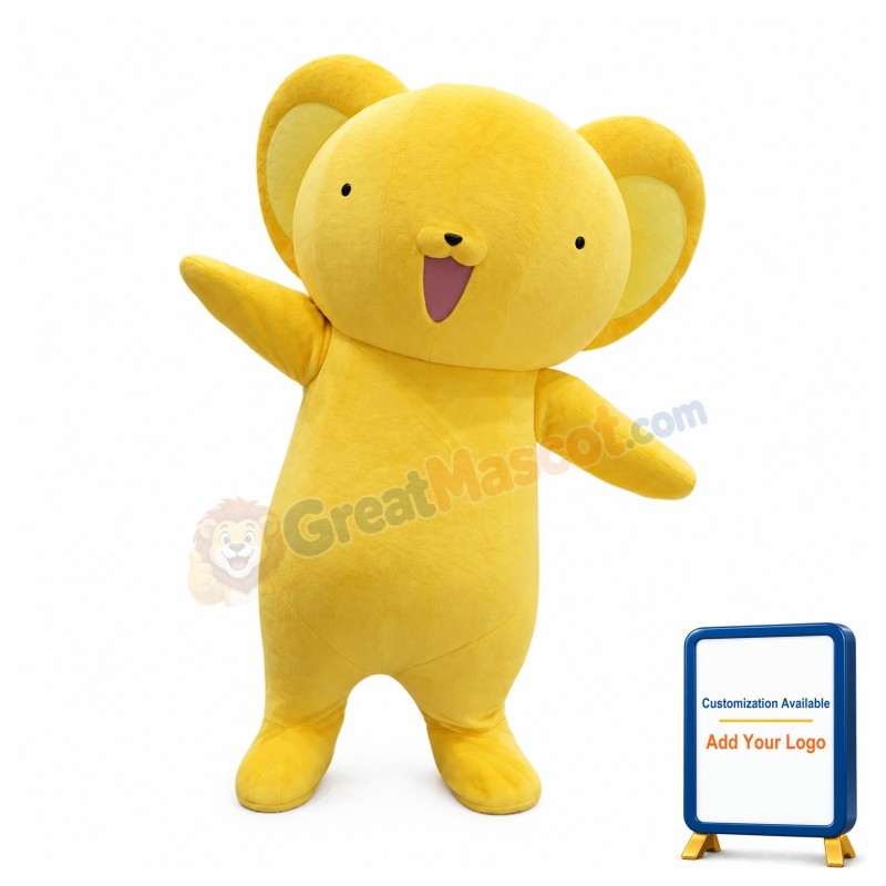 Lovely Yellow Koala Mascot Costume