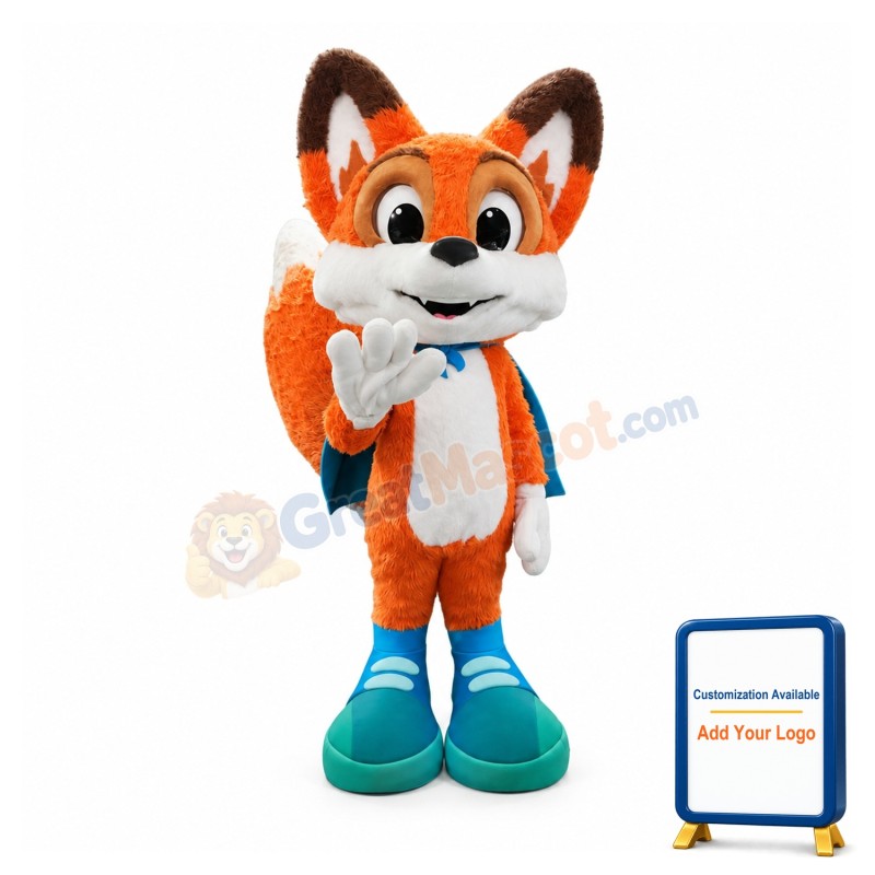 Lovely Lightweight Adult Fox Mascot Costume