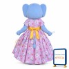 Lovely Lightweight Blue Elephant Mascot Costume