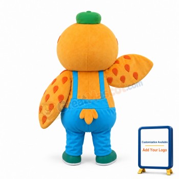 Yellow & Blue Owl Mascot Costume