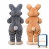 Grey Or Brown Bunny Mascot Costume