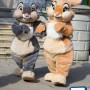 Grey Or Brown Bunny Mascot Costume
