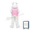 White Easter Rabbit Bunny Mascot Costume