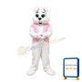 White Easter Rabbit Bunny Mascot Costume