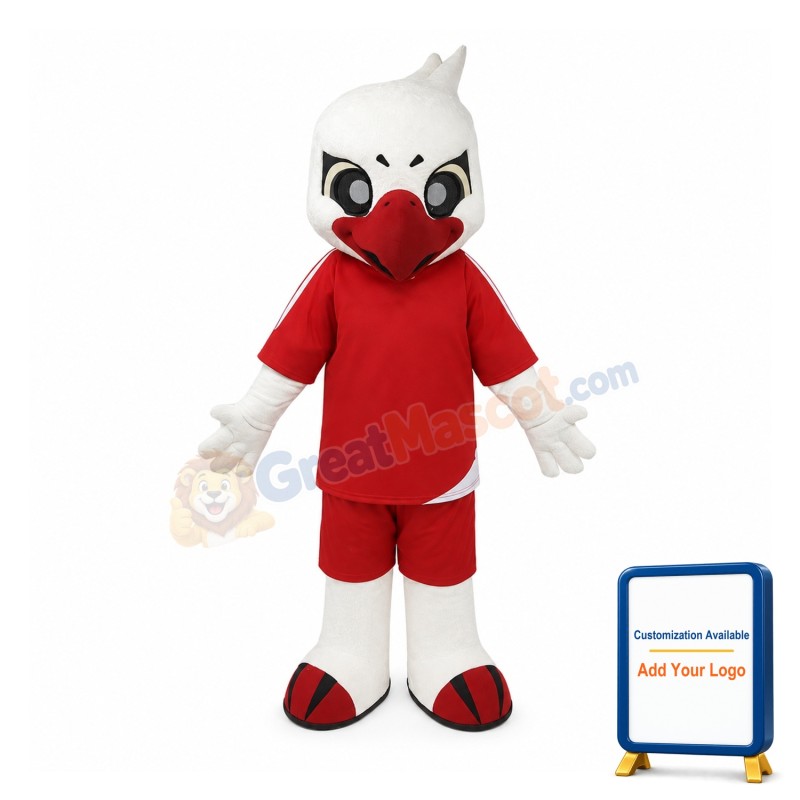 School Sport Hawk Mascot Costume