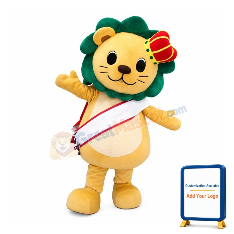 Little King Lion Mascot Costume