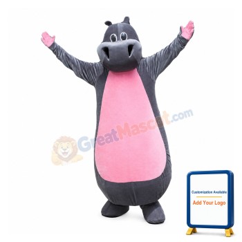 Cute Lightweight Hippo Mascot Costume