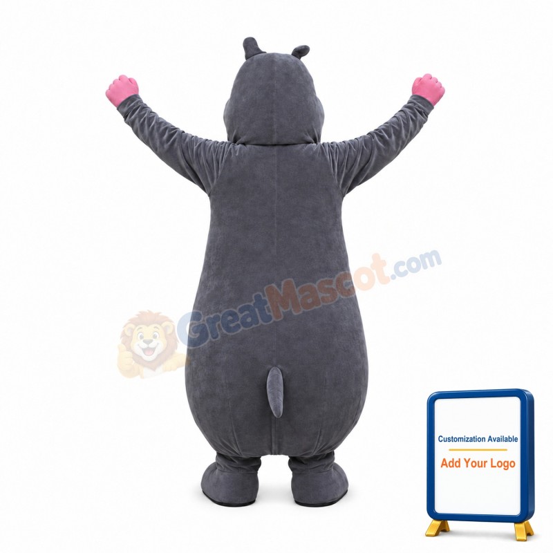 Cute Lightweight Hippo Mascot Costume