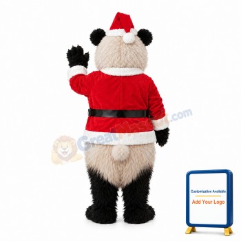 Christmas Panda Mascot Costume