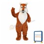 Happy Lightweight Fox Mascot Costume
