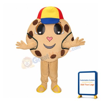Friendly Cookie Mascot Costume