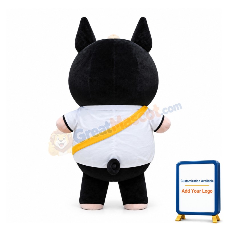 Black Pig Mascot Costume