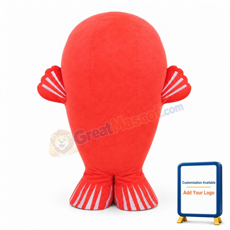 Little Red Fish Mascot Costume