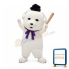 Little White Dog Mascot Costume