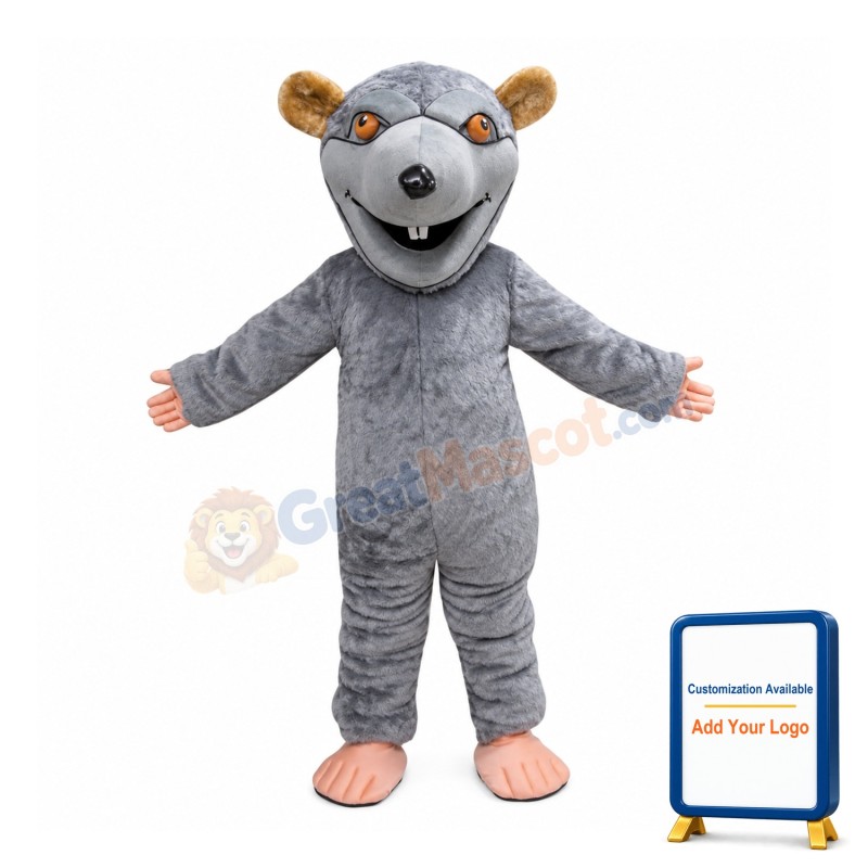 Ratatouille Remy Grey Rat Mascot Costume