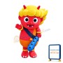 Lovely Yellow Hair Devil Mascot Costume