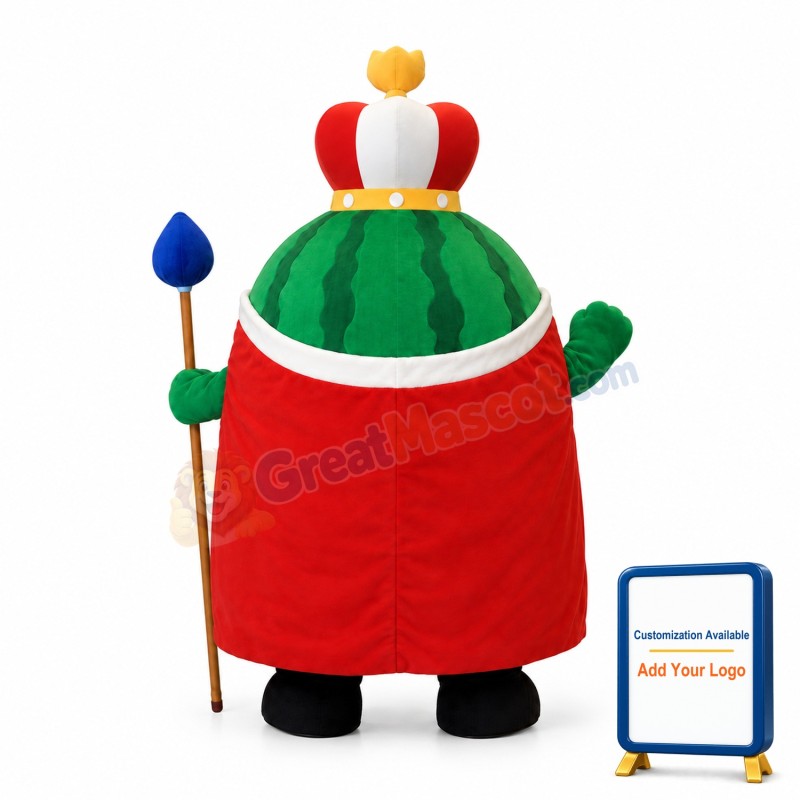 Watermelon King Mascot Costume
