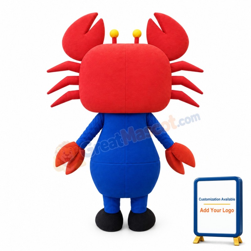 Crab Boss Mascot Costume