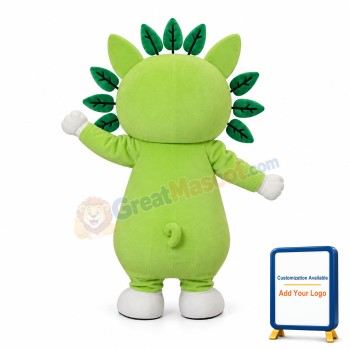Cute Green Pig Mascot Costume