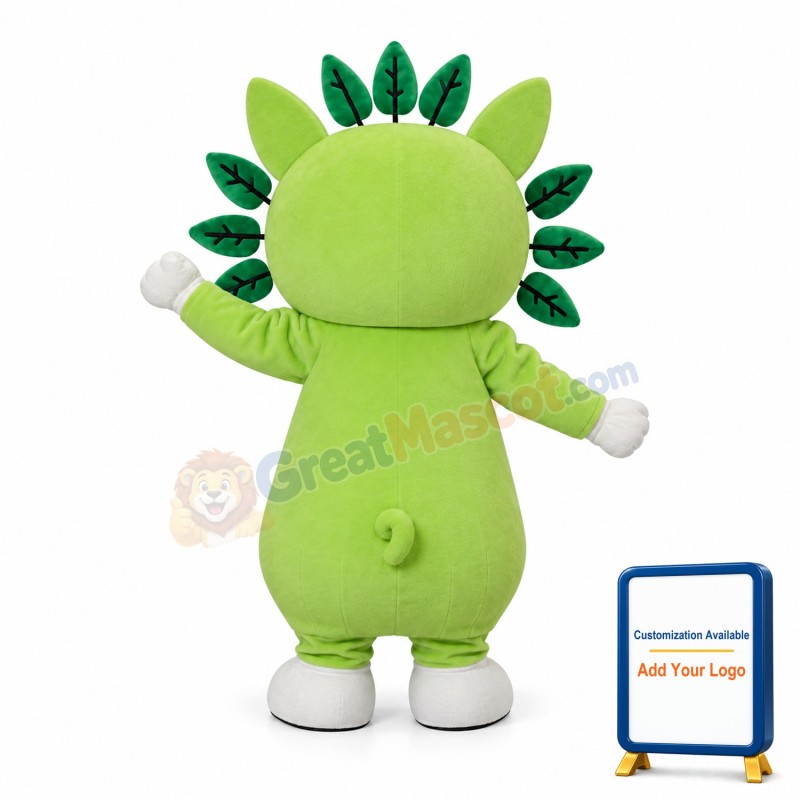 Cute Green Pig Mascot Costume