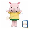 Lovely Pink Rhino Mascot Costume
