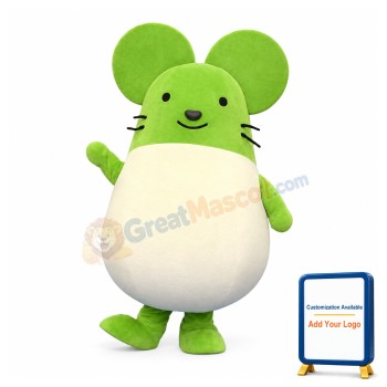 Lovely Green Mouse Mascot Costume