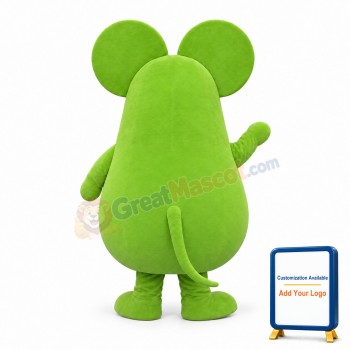 Lovely Green Mouse Mascot Costume