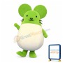 Lovely Green Mouse Mascot Costume