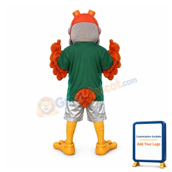 Aviator Eagle Mascot Costume