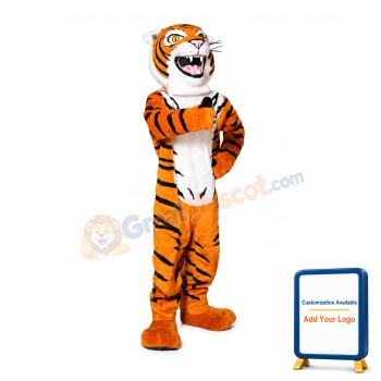 Lightweight Friendly Tiger Mascot Costume
