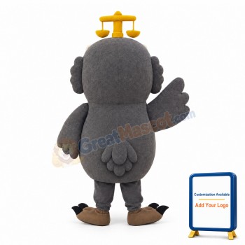 Friendly Lightiweght Owl Mascot Costume