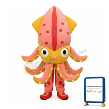 Lovely Squid Mascot Costume