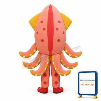 Lovely Squid Mascot Costume