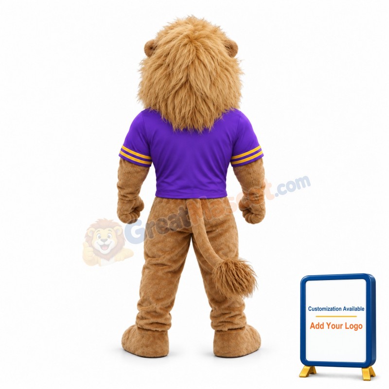 Power Lightiweght Lion Mascot Costume
