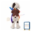 Lovely Black & White Ligtweight Dog Mascot Costume