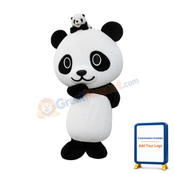 Lovely Lightweight Realistic Panda Mascot Costume