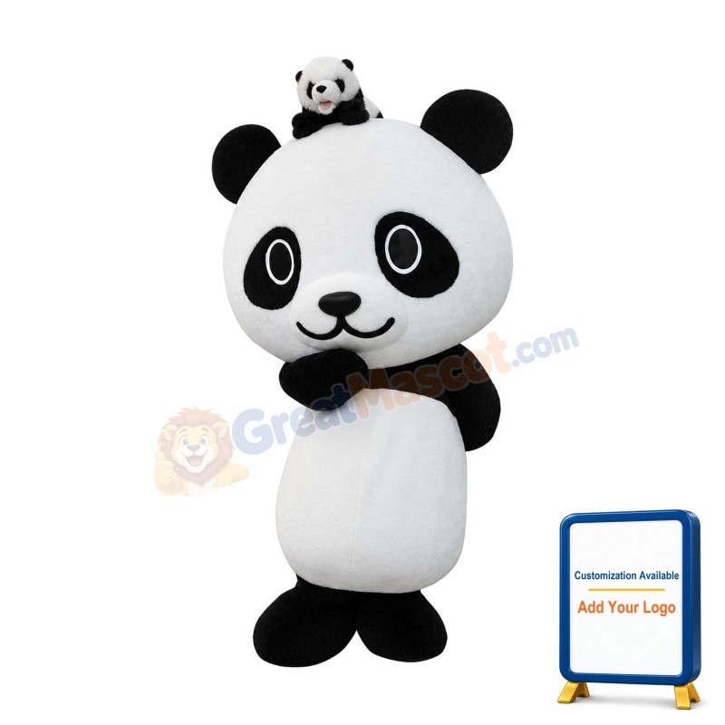 Lovely Lightweight Realistic Panda Mascot Costume