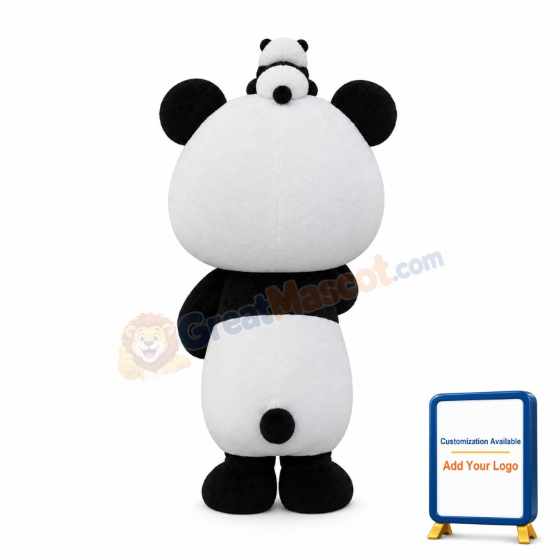 Lovely Lightweight Realistic Panda Mascot Costume