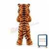 Friendly Realistic Tiger Mascot Costume