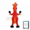 Lovely Red Horse Mascot Costume