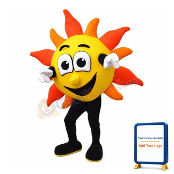 Happy Lightweight Sun Boy Mascot Costume