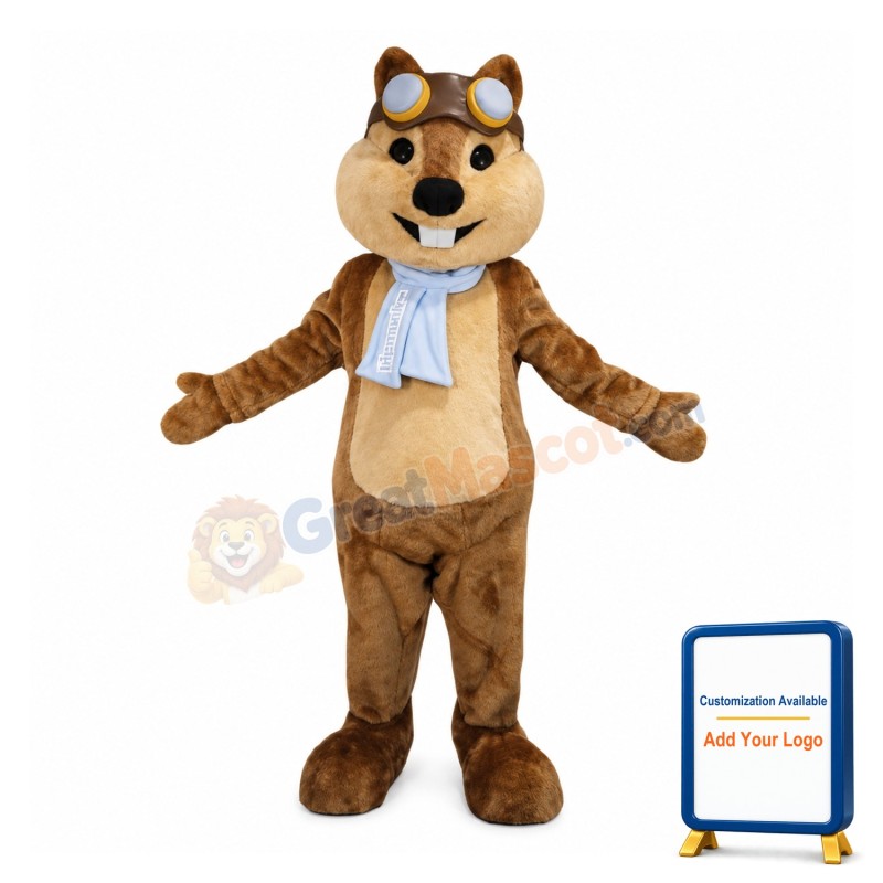Handsome Squirrel Mascot Costume
