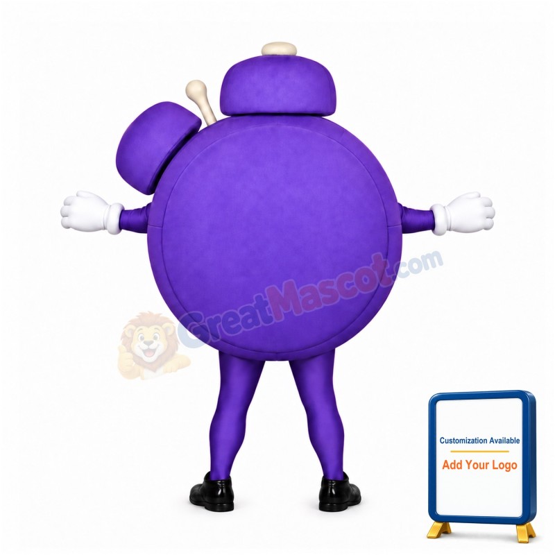 Happy Alarm Clock Mascot Costume